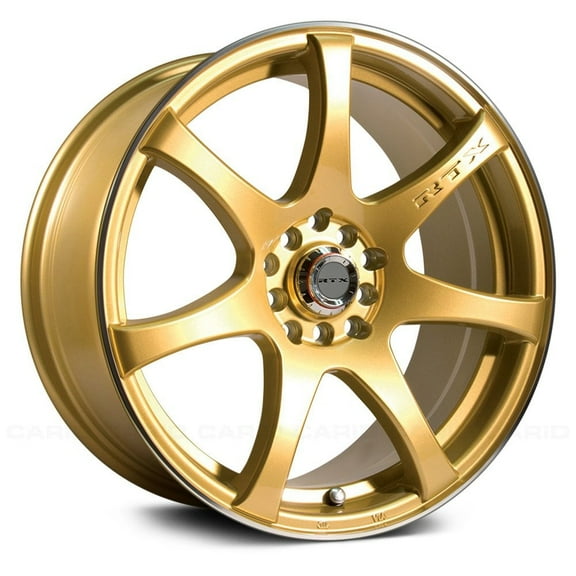 RTX Custom Wheel 15x6.5 inch Rim for 1986-2001 Acura Integra 73.1mm CB Offset 40mm Gold