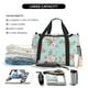 thumbnail image 5 of Disketp Vintage Floral Bolsa de Viaje Tipo Duffle, Bolso de Mano para Fin de Semana para Mujer, Bolsa de Gimnasio Ligera para Hombre, Esencial para Viajes, 5 of 7