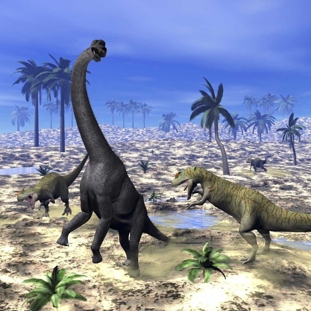 allosaurus brachiosaurus