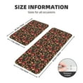 thumbnail image 2 of Logiee Rose Flowers Print Kitchen Mats for Floor Sets of 2,Waterproof Kitchen Rugs,Non Slip Comfort Standing Mat Rug for Home,Runner,Sink,Office,Laundry, 2 of 6
