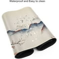 thumbnail image 4 of Extended Gaming Mouse Pad Large Size 31.5x11.8 inches Nonslip Rubber Base Desk Mat Stitched Edges Mousepad, Mountains, 4 of 6