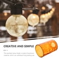 thumbnail image 4 of Shisuyan Small Lamp Shade Texture Glass Decorative Lampshade Light Fixture Cover Shade, 4 of 8