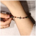 thumbnail image 3 of Christian Cross Beaded Bracelet for Women, Stainless Steel Gifts with "To My Friend" Card, for Friends on Valentine's Day, Confirmation, Baptism, Easter, Christmas, 3 of 9