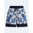 thumbnail image 5 of Free Assembly Women's and Women's Plus Pineapple Print Pull On Shorts, Size-XS-4X, 5 of 5