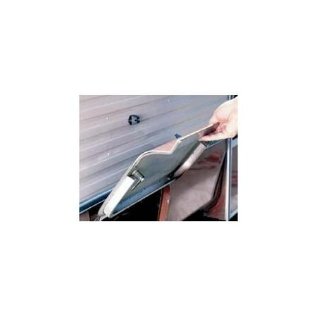 Chain Door Retainer - Top Line T1005-03C Heavy Duty Door Retainer, Colonial White