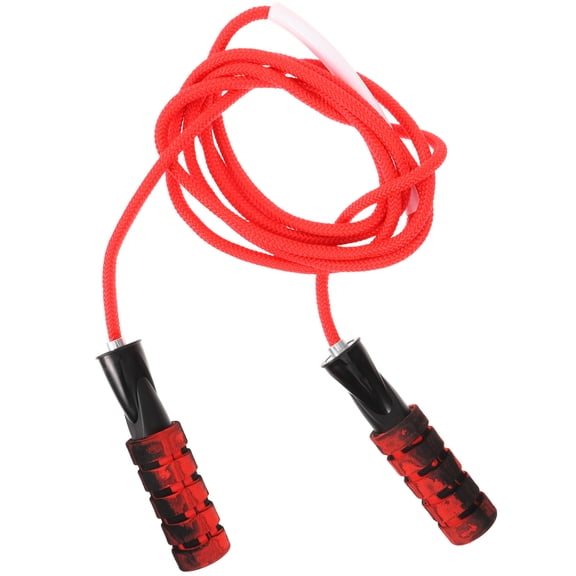 UKCOCO Red Wear-Resistant Skipping Rope for Outdoor Fitness - Durable, Smooth, and Easy to Use
