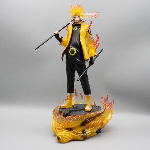 Figuras de acción de Anime Uzumaki Naruto Gk, estatua de Pvc, modelo de muñeca, decoración de habitación, adorno coleccionable, juguetes, regalos para niños, 38cm Fivean Figuras de anime