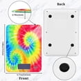 thumbnail image 2 of High Precision Digital Kitchen Scale Tempered Glass Food Scale Multifunction Scale Small Kitchen Appliances Tie-dyed Colorful Spiral Pattern, 2 of 7