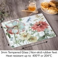 thumbnail image 3 of CounterArt Spring Meadow 3mm Tempered Glass Cutting Board 15" x 12", 3 of 8