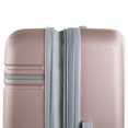 Varsity 3Piece Spinner Luggage Cosmetic Set, Rose Gold/Grey