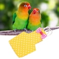 thumbnail image 3 of Mascota pájaro loro cacatúa pájaro pañal vuelo suite forros ropa suministros amarillo S, 3 of 5