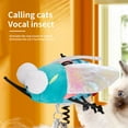 thumbnail image 5 of Vivid Bee Shape Cat Teaser Toy - Exquisite Plush Squeaky Toy to Relieve Boredom, 5 of 8