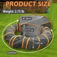 thumbnail image 5 of ColourTree 2-in-1 Tent Portable Playpen Enclosures with Tunnel for Cat Dog, 5 of 5