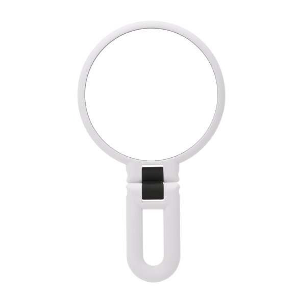 Amdohai Double Sided Folding Handheld Mirror Travel Makeup Mirror High Definition 10X/15X Magnifying Beauty Cosmetic Mirror