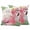 Pink, variant on 2 Pack Outdoor Waterproof Throw Pillow Covers,Hello Summer Pink Flamingo Decorative Square Pillow Case Patio Pillowcases for Chair Couch Sofa 16x16in