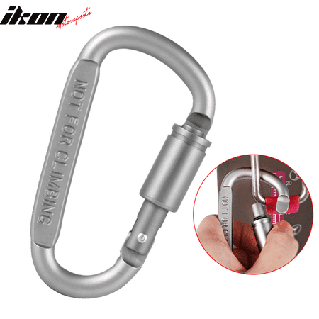Lock Aluminum Carabiner - Camping Outdoor Aluminum Alloy D-ring Screw Lock Buckle Carabiner 1pc