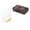 A-Gray, variant on Small Pencil Box, Plastic Case with Hinged Lid and Snap, Portable Storage for Back to Campus Supplies, Blue