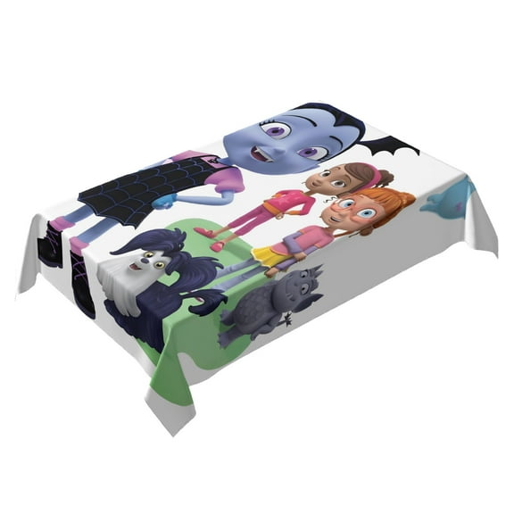 Vampirina Themed Square Tablecloth 54 * 72 Inches Durable Stylish