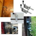 thumbnail image 2 of Pasador de pestillo con resorte, cerradura de puerta engrosada con perno de barril de acero inoxidable, acabado cepillado de 5 pulgadas (2 piezas), 2 of 5