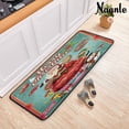 thumbnail image 4 of Merry Christmas Anti Fatigue Kitchen Floor Mat Area Rug Santa Dessert Non Slip Absorbent Comfort Standing Mat Kitchen Runner Rug for Hallway Entryway Bathroom Living Room Bedroom 39 x 20 Inches, 4 of 6