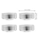 thumbnail image 3 of 100 latas de aluminio para velas de té, envases vacíos para velas de té, recipientes para hacer velas, 3 of 7
