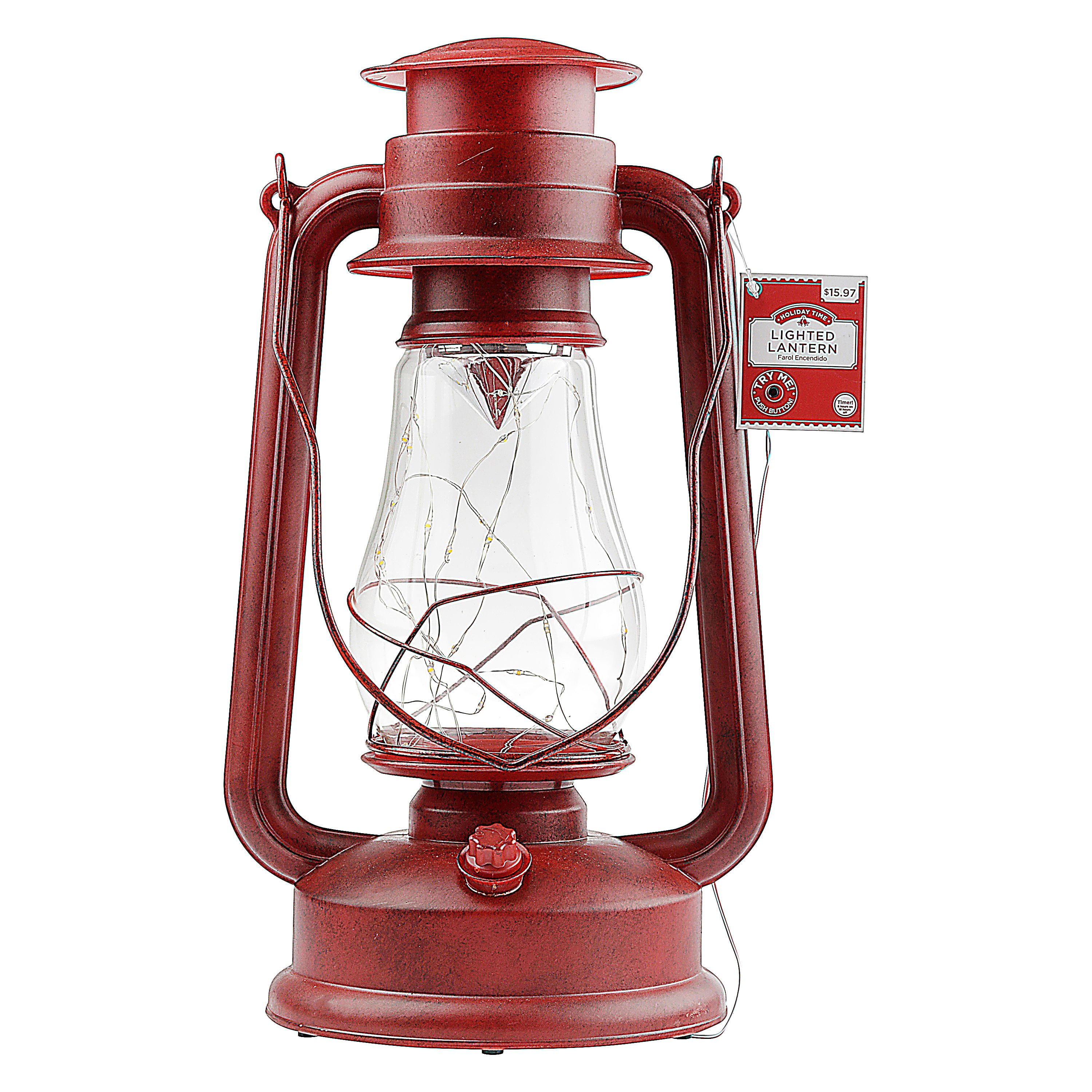 Holiday Time Lighted Red Lantern – BrickSeek