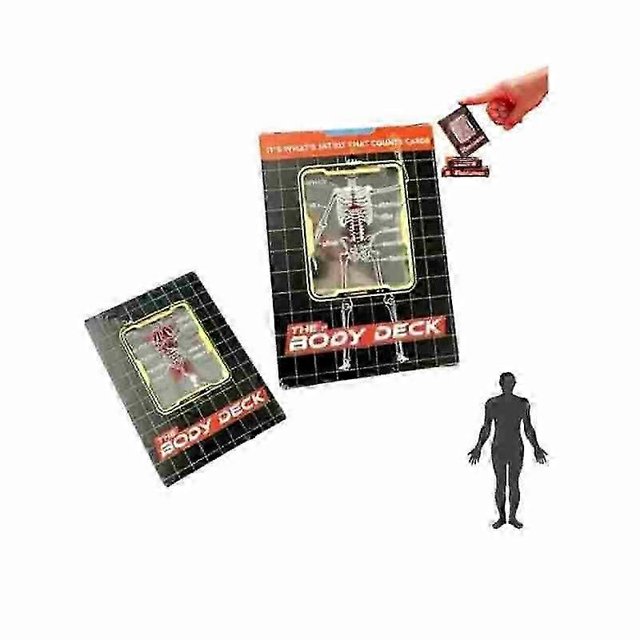 Transparent Human Anatomy Playing Cards,3D Image of The Human Body Playing Cards