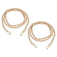 thumbnail image 1 of Correa de Cadena para Bolsa Uxcell [2Pcs] - 47.2 Pulgadas Correas de Bolsa Cruzada de Metal para Uso en Bolsa y Bolso de Mano - [Dorado Claro y Rosa Claro], 1 of 6