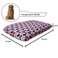 thumbnail image 2 of Abstract Pet Bed, Simplistic Floral Contemporary Style Mosaic Effects Spring Season Pattern, Chew Resistant Pad for Dogs and Cats Cushion with Removable Cover, 24" x 39", Multicolor, by Ambesonne, 2 of 4