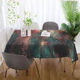 thumbnail image 5 of Yayeee Tablecloths for Rectangular Tables 54 x 54 inch Party Table Cover, Psychedelic Forest, 5 of 6