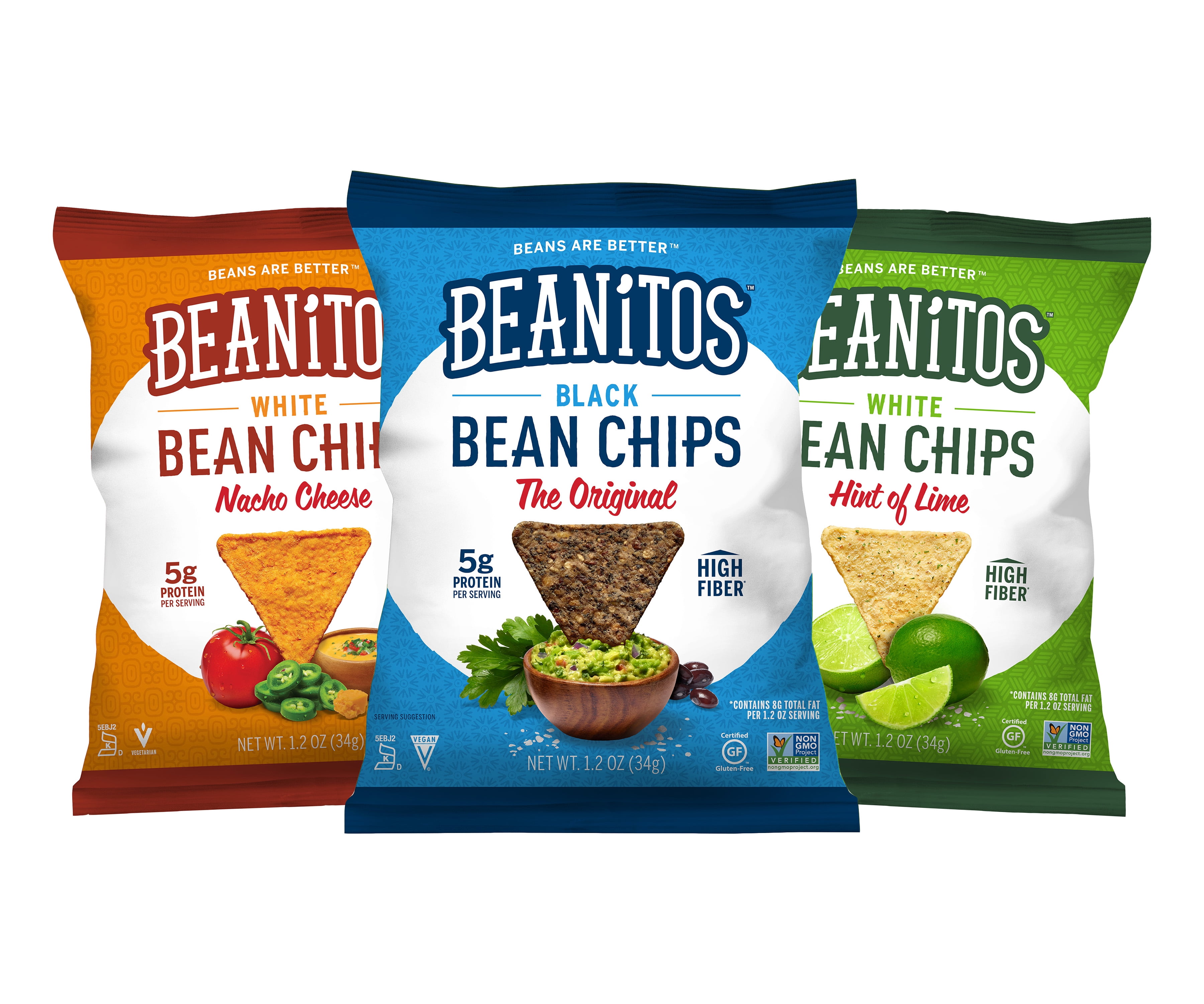 Beanitos Bean Chips Variety Pack, 24 Ct, 1.2 oz Bags