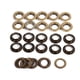 thumbnail image 1 of 20 juegos de ojales redondos de bronce negro dorado accesorios hechos a mano DIY 17mm, 1 of 2
