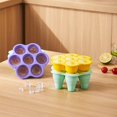 thumbnail image 5 of (Morado) Molde para paletas, molde plegable para paletas, molde de silicona para paletas de 7 cavidades para paletas y helados caseros, sin BPA, 5 of 5