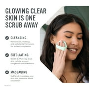 Sud Scrub® Silicone Face Scrubber, Gentle Face Exfoliator For Sensitive Skin, Facial Cleansing Brush For Acne, Charcoal