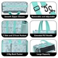thumbnail image 3 of Teacher Tote Bag,Princess Pattern Teacher Utility Tote Bag,Large Work Tote Bags for Women with Multiple Pockets,Top Zipper Closure,13.8x10.6x6.7 Inch, 3 of 5