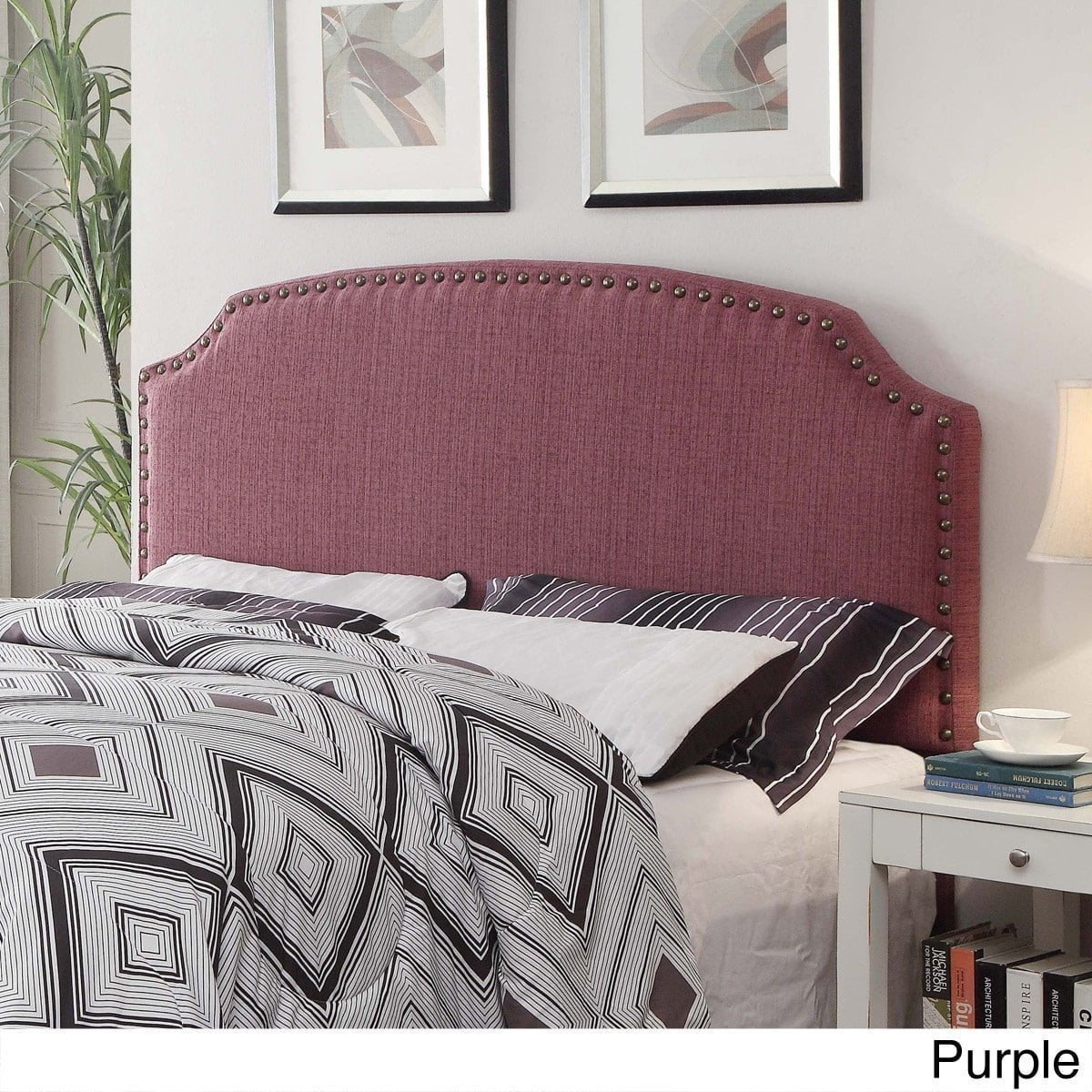 Furniture of America Emira Adjustable Kingsize Flax Upholstered