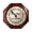 One Day, variant on DayClocks Classic Day-of-the-Week Wall Clock with 10" Mahogany Wood Frame
