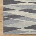 thumbnail image 7 of Hauteloom Garlands Wool Living Room, Bedroom Area Rug - Black, Gray - 2' x 3', 7 of 7