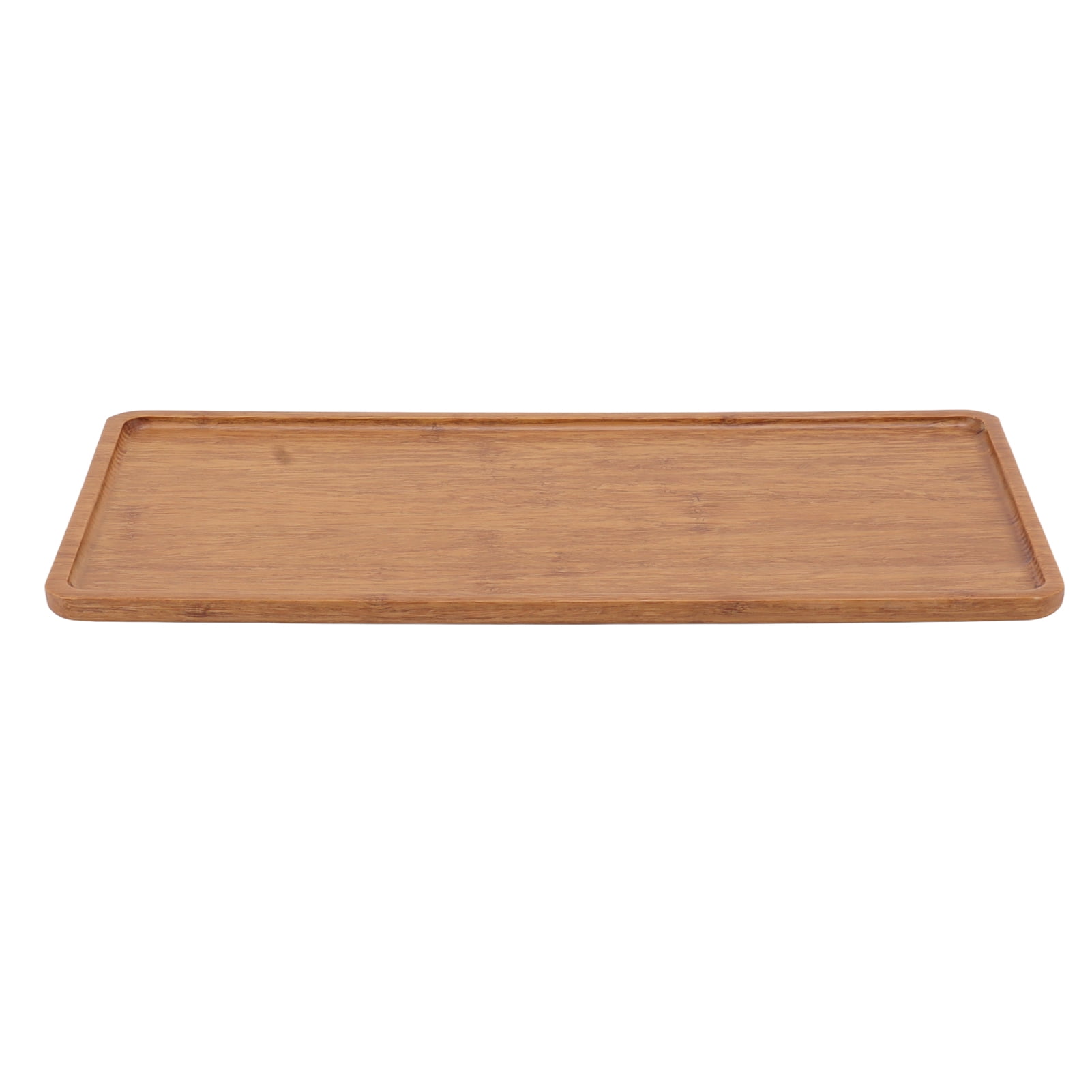 Tea Tray, Bamboo Flat Food Plate Original Grain Pretty Design For Home