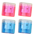 thumbnail image 1 of Sacapuntas pequeños de 4 piezas, sacapuntas para niños, sacapuntas de colores, 1 of 5
