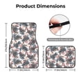 thumbnail image 3 of Balery Turtle Pattern 4-Piece Floor Mats, Heavy-Duty Rubber Liners, Anti-Slip Design, All-Season Automotive Protection, Vehicles, Cars, Trucks, and SUVs, 3 of 5