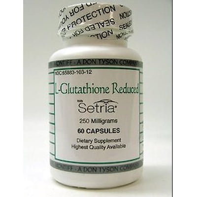l glutathione reduced 250 mg L-Glutathione - HEALTHY ORIGINS main image 1