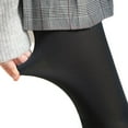 thumbnail image 4 of IWRICH Tights for Women Footless Lined Tights Soft Comfy Stockings Leggings Black One Size, 4 of 9