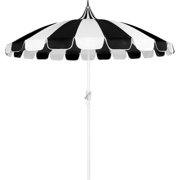 HAOYUAN 8Ft Patio Pagoda Umbrella, UV Protect Pool Umbrellas with Heavy Duty Pole, Outdoor Market Umbrella for Holiday Garden Backyard