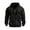 #001 Black, variant on HAIJIE Mens Hoodies Zip Up Trendy Lightweight Work Hoodie Sweatshirt Long Sleeve Casual Loose Track Jacket Coats with Pocket (Black,L)