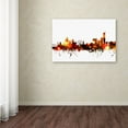 thumbnail image 3 of Trademark Fine Art "Manchester England Skyline Red" Canvas Art by Michael Tompsett, 3 of 3