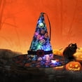 thumbnail image 4 of Wangsaura Halloween Lighting Witch Hat, LED Light Holiday Party Glowing Cap, 4 of 8