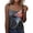 Dark Gray, variant on Womens Spaghetti Strap Camisole Tops Trendy Tie Dye Printed Tank Tops Summer Sleeveless Crew Neck Cami Tops Tshirts Light Blue L