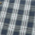 thumbnail image 6 of Dubinik Mens Short Sleeve Button Down Shirts 100% Cotton Plaid Men's Casual Button-Down Shirts with Pocket, 6 of 6