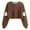 #4Brown, variant on Byworldtasic Womens Long Sleeve TopsWomens Halloween Sweatshirt Oversized Casual Crew Neck Loose Pullover Fashion Comfy Tops